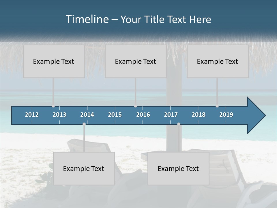 Tanning Travel Caribbean PowerPoint Template