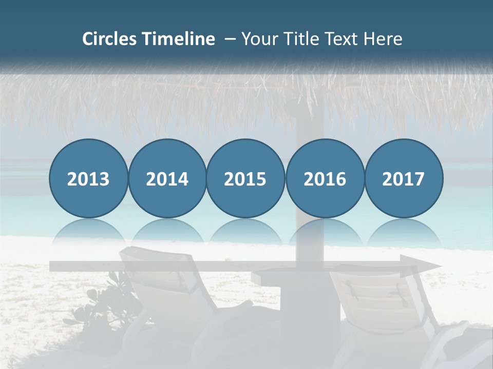 Tanning Travel Caribbean PowerPoint Template