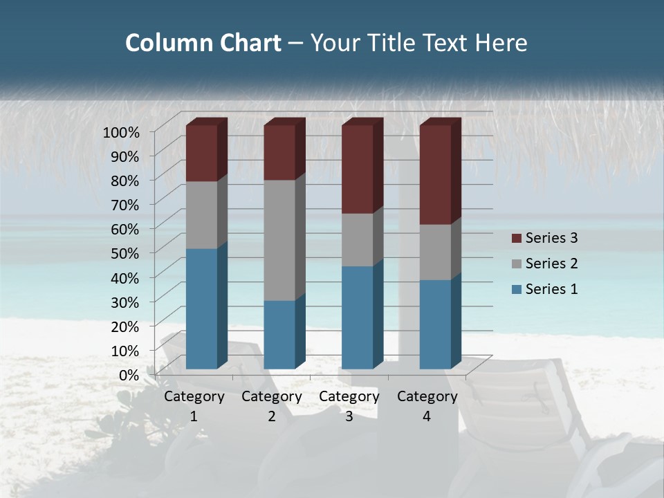 Tanning Travel Caribbean PowerPoint Template