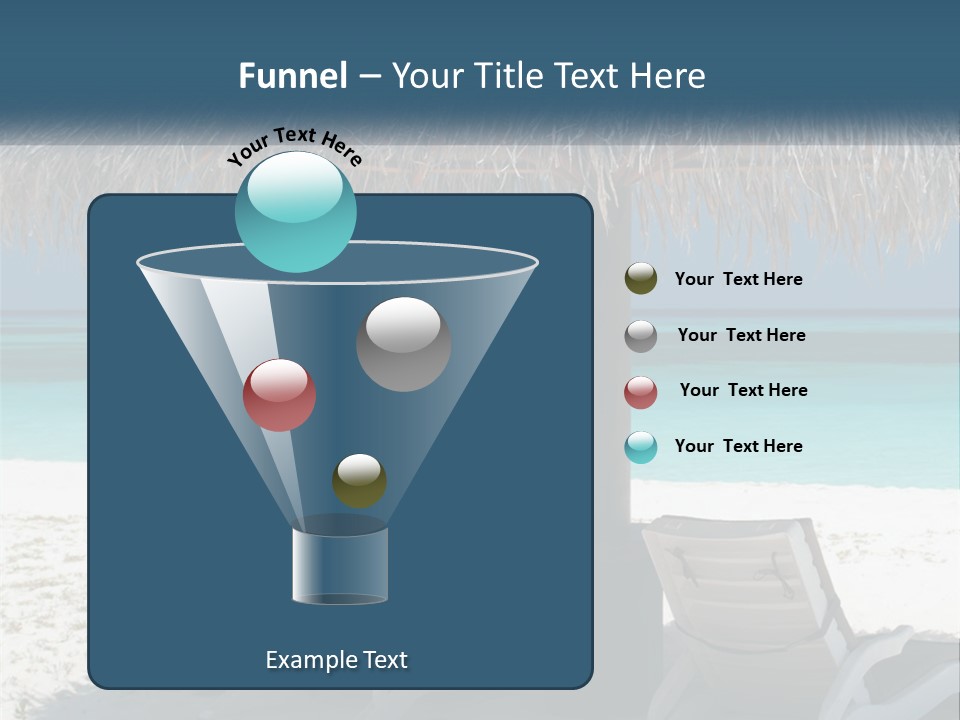 Tanning Travel Caribbean PowerPoint Template