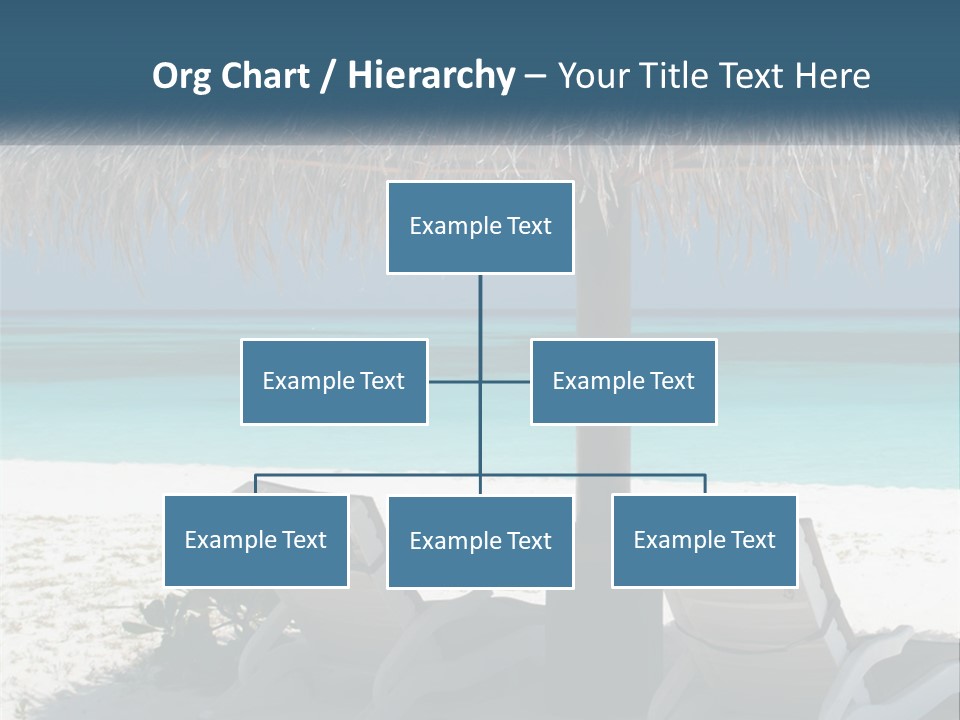 Tanning Travel Caribbean PowerPoint Template