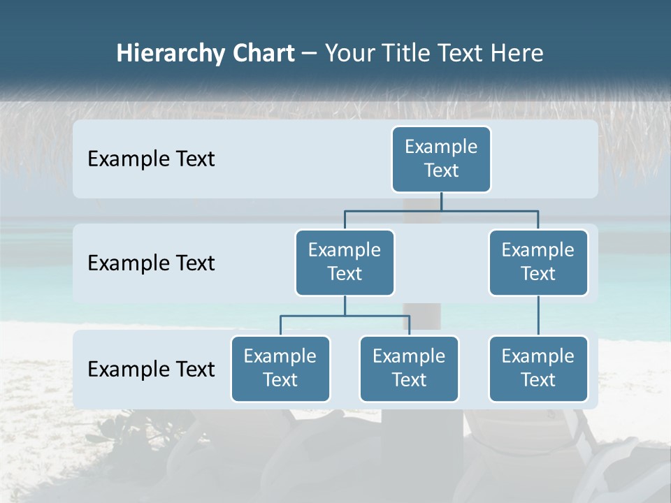 Tanning Travel Caribbean PowerPoint Template