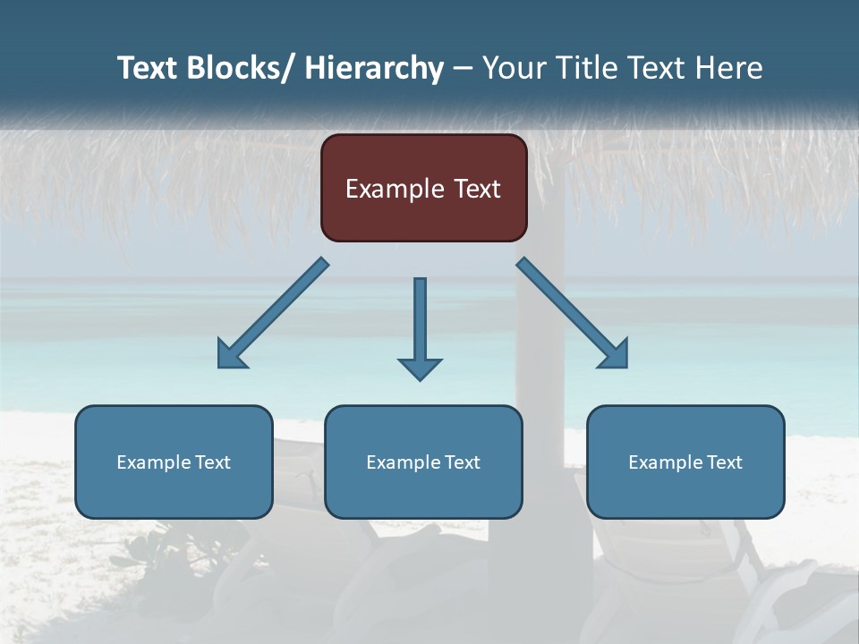 Tanning Travel Caribbean PowerPoint Template
