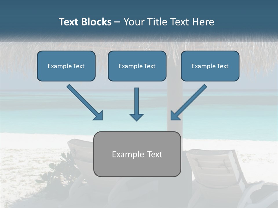 Tanning Travel Caribbean PowerPoint Template