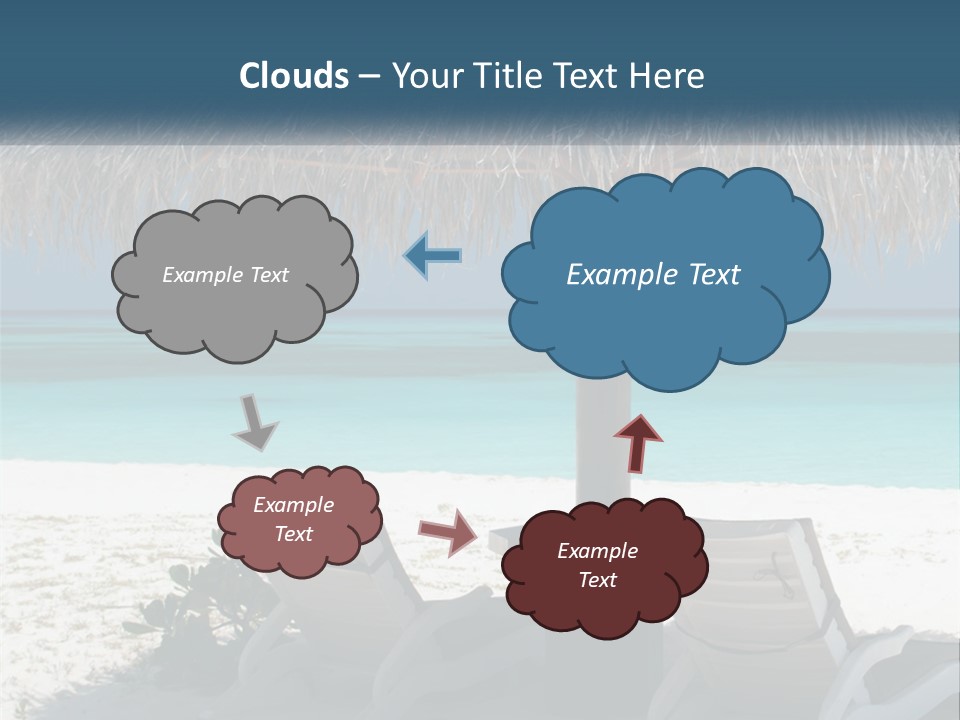 Tanning Travel Caribbean PowerPoint Template