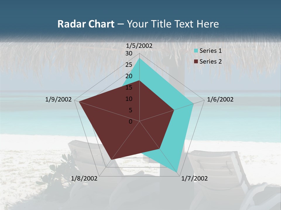 Tanning Travel Caribbean PowerPoint Template