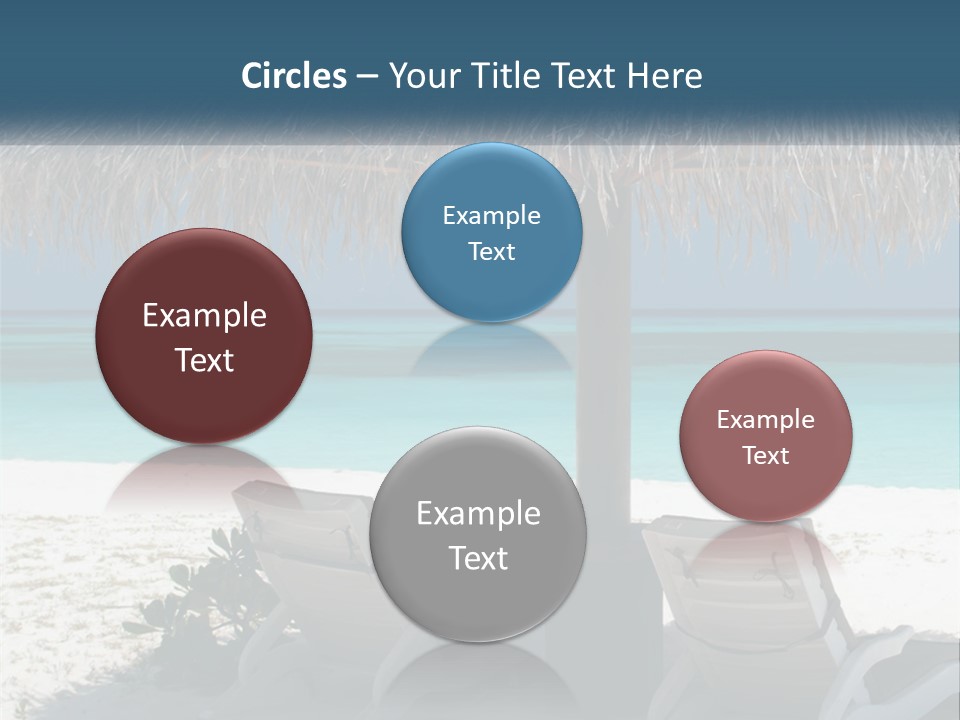 Tanning Travel Caribbean PowerPoint Template