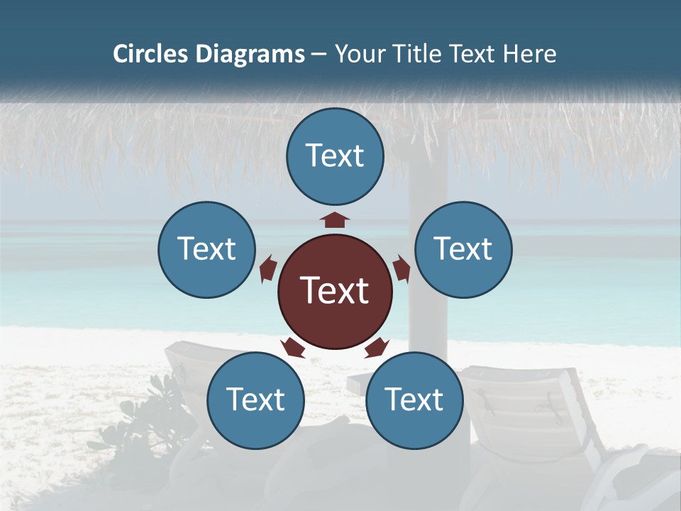 Tanning Travel Caribbean PowerPoint Template