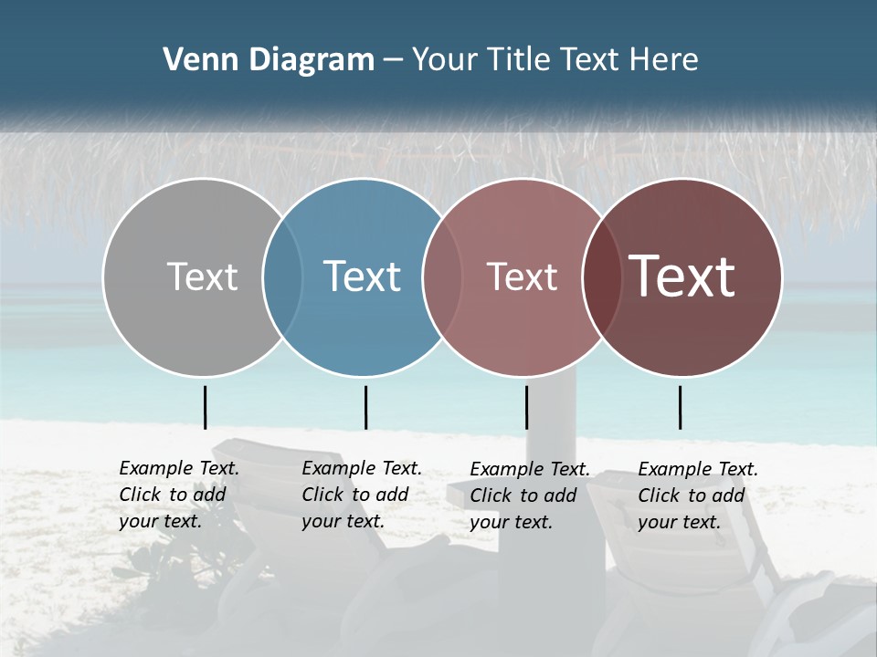 Tanning Travel Caribbean PowerPoint Template