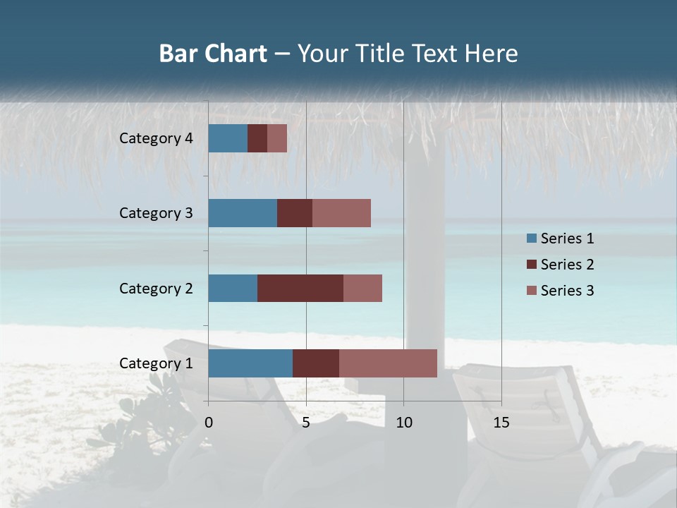 Tanning Travel Caribbean PowerPoint Template