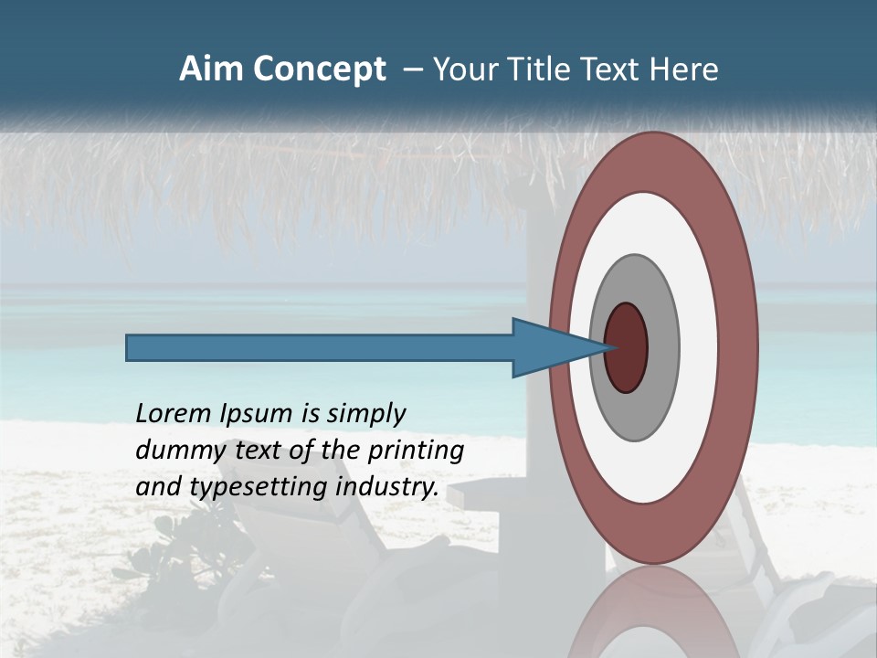 Tanning Travel Caribbean PowerPoint Template