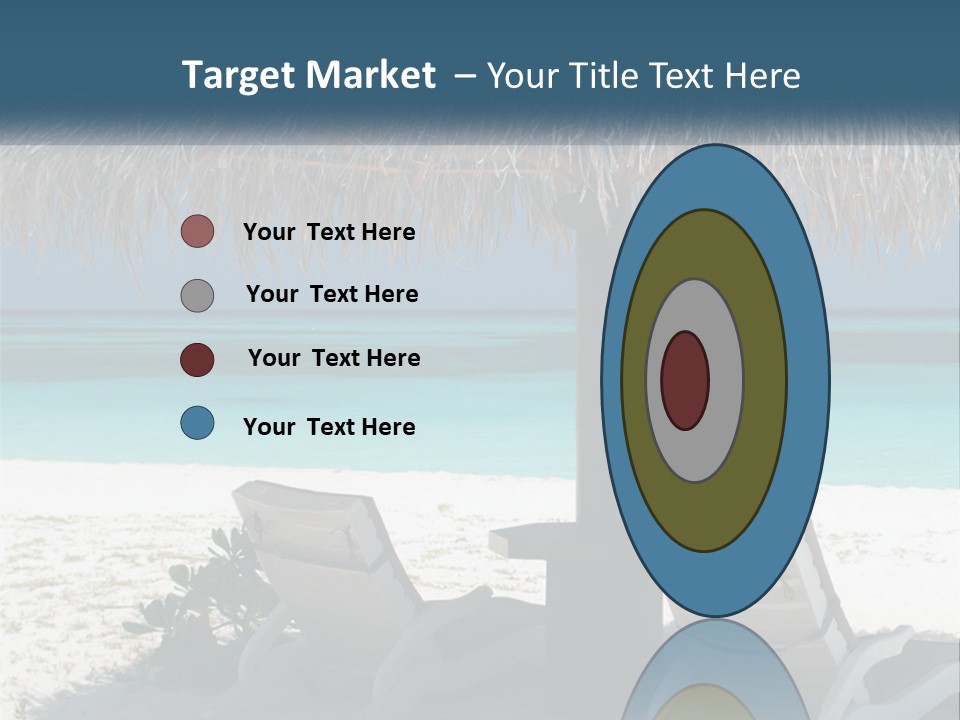 Tanning Travel Caribbean PowerPoint Template