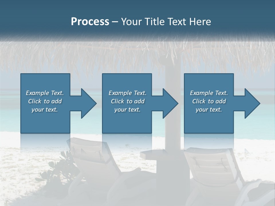 Tanning Travel Caribbean PowerPoint Template