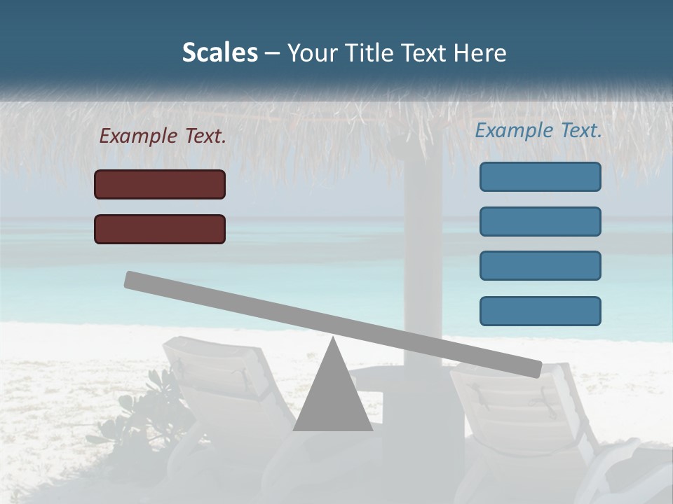 Tanning Travel Caribbean PowerPoint Template