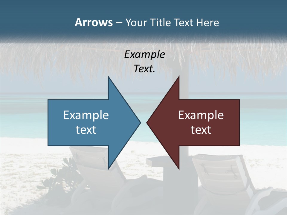 Tanning Travel Caribbean PowerPoint Template