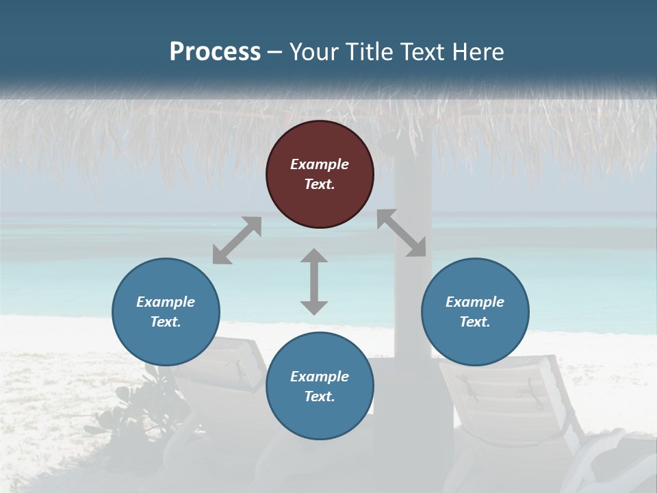 Tanning Travel Caribbean PowerPoint Template