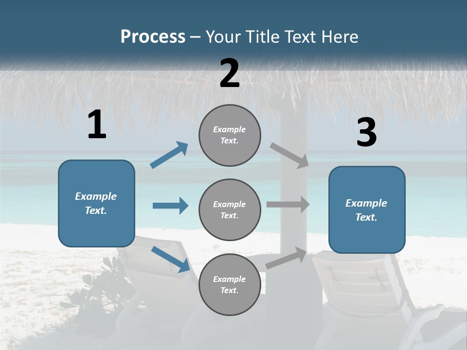 Tanning Travel Caribbean PowerPoint Template