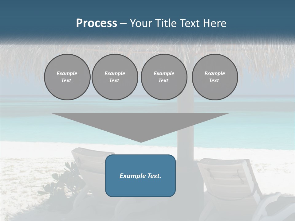 Tanning Travel Caribbean PowerPoint Template