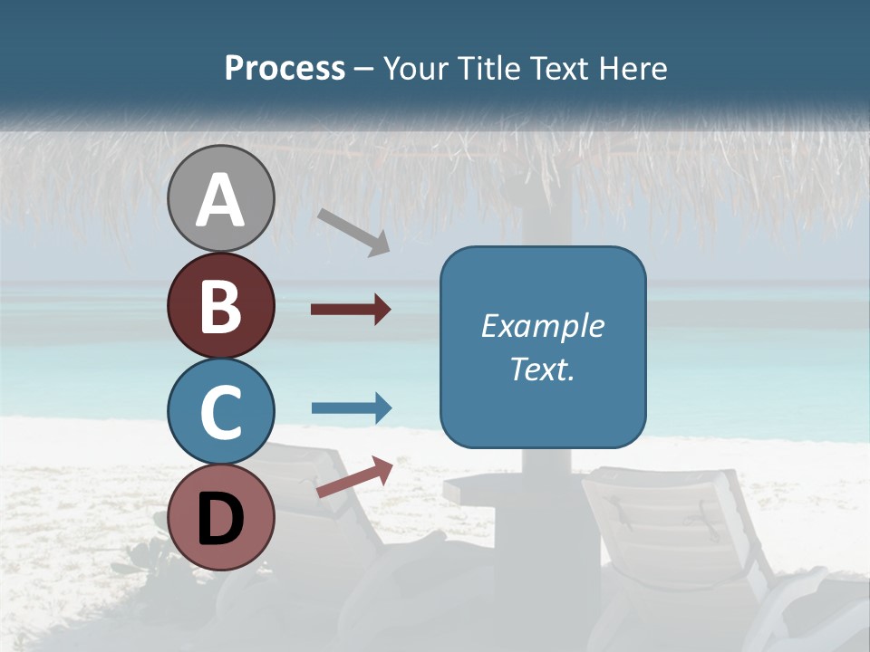 Tanning Travel Caribbean PowerPoint Template