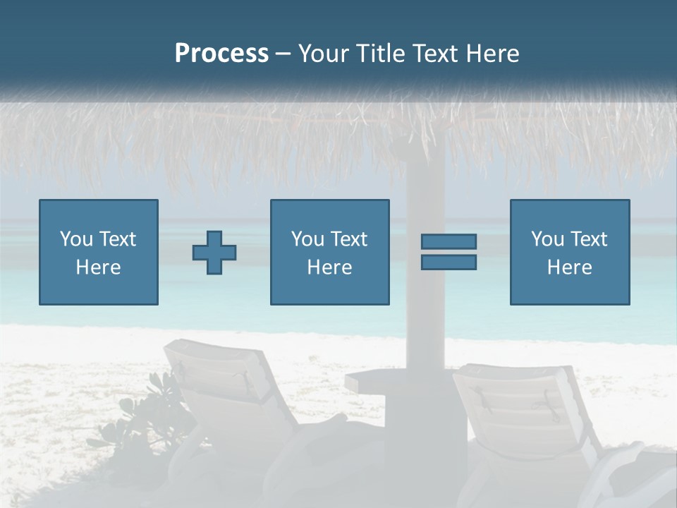 Tanning Travel Caribbean PowerPoint Template