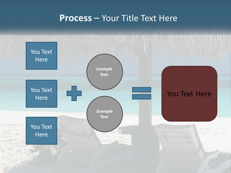 Tanning Travel Caribbean PowerPoint Template