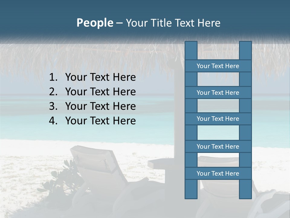 Tanning Travel Caribbean PowerPoint Template