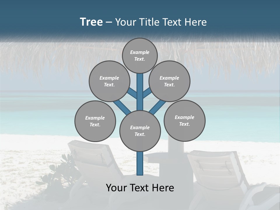 Tanning Travel Caribbean PowerPoint Template