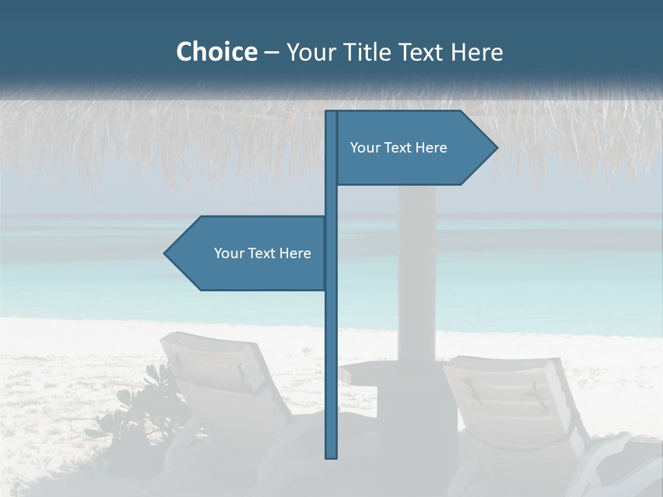 Tanning Travel Caribbean PowerPoint Template