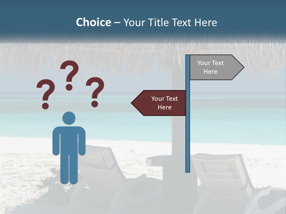 Tanning Travel Caribbean PowerPoint Template