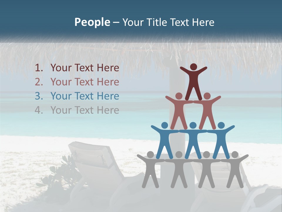 Tanning Travel Caribbean PowerPoint Template