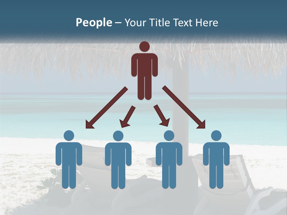 Tanning Travel Caribbean PowerPoint Template