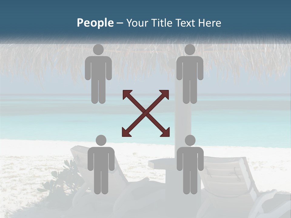 Tanning Travel Caribbean PowerPoint Template