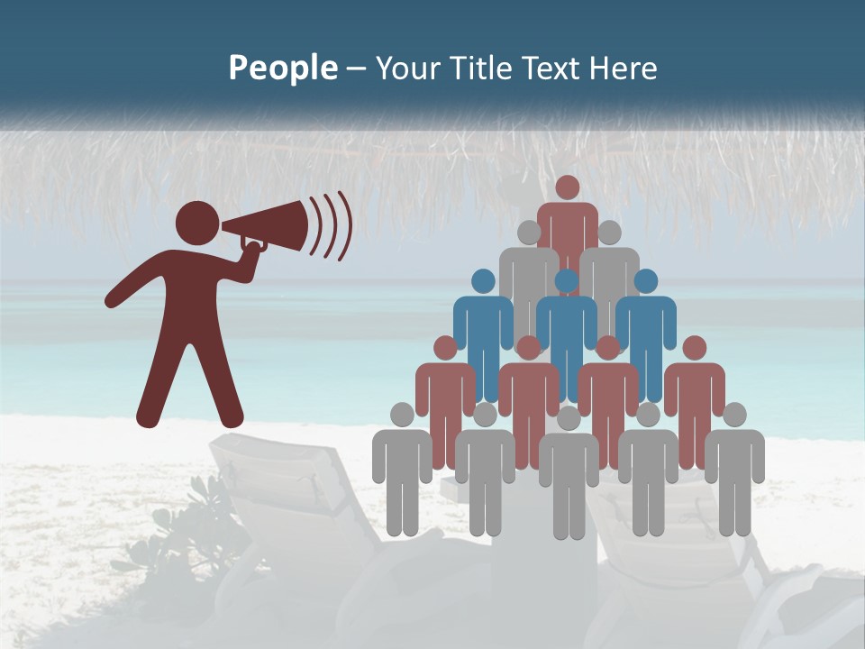 Tanning Travel Caribbean PowerPoint Template