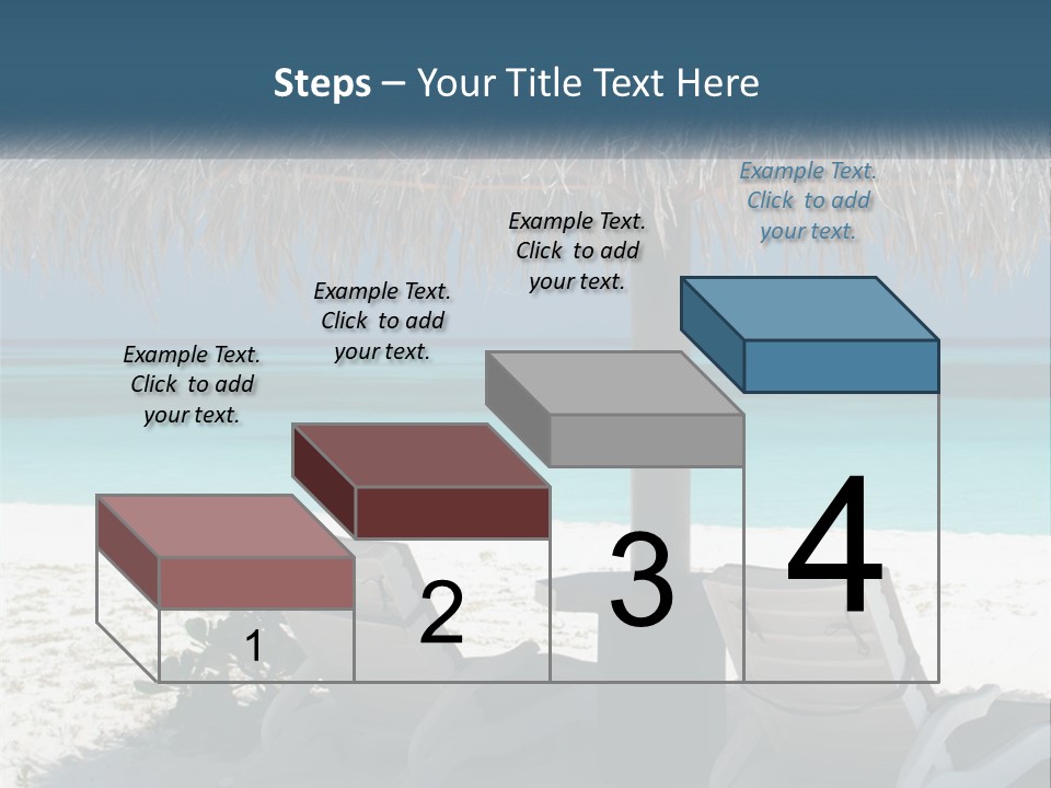Tanning Travel Caribbean PowerPoint Template