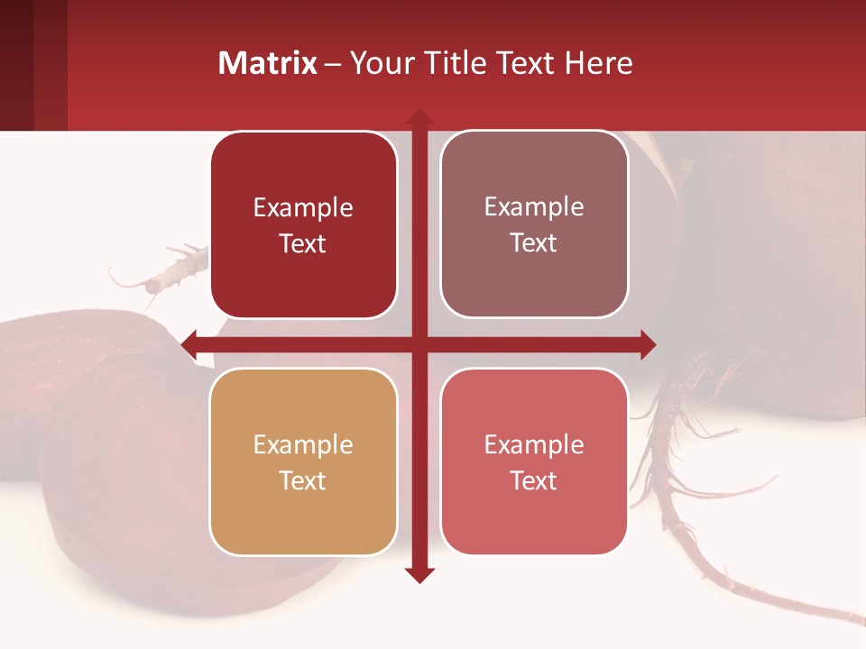 A Bunch Of Beets Sitting On Top Of A White Table PowerPoint Template