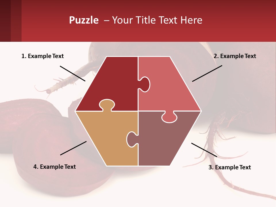 A Bunch Of Beets Sitting On Top Of A White Table PowerPoint Template