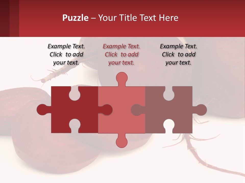 A Bunch Of Beets Sitting On Top Of A White Table PowerPoint Template