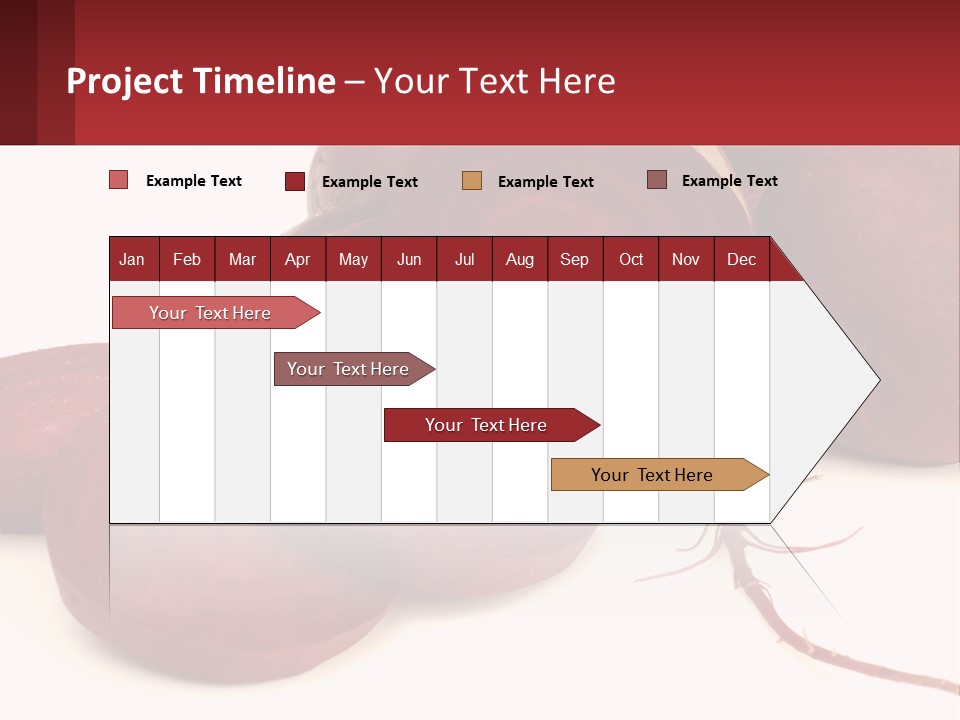 A Bunch Of Beets Sitting On Top Of A White Table PowerPoint Template