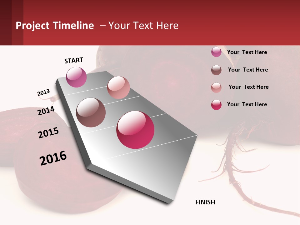 A Bunch Of Beets Sitting On Top Of A White Table PowerPoint Template