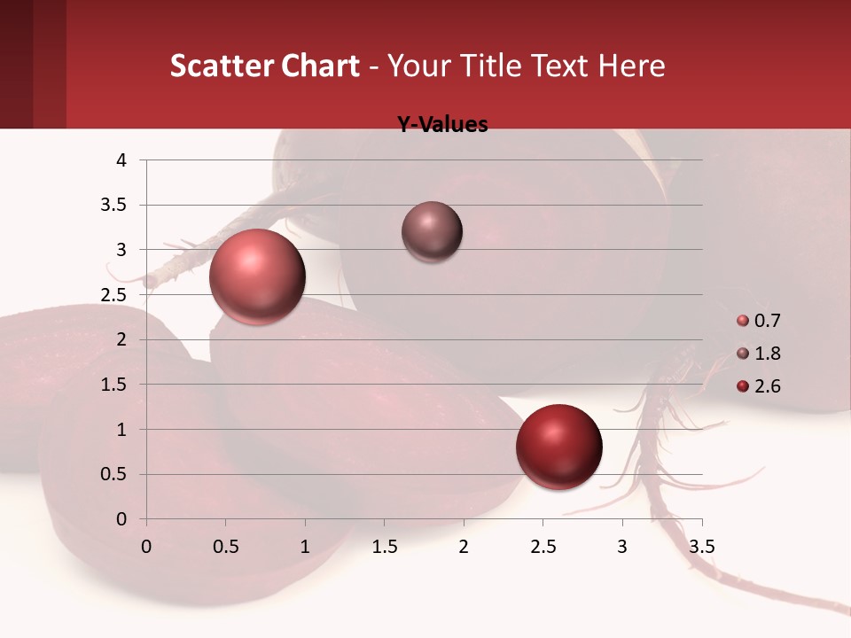 A Bunch Of Beets Sitting On Top Of A White Table PowerPoint Template