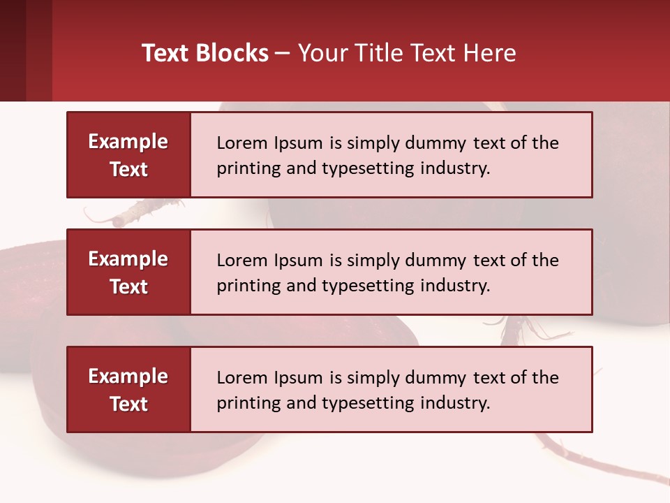 A Bunch Of Beets Sitting On Top Of A White Table PowerPoint Template