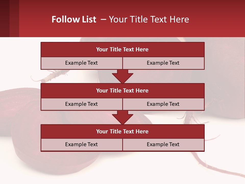 A Bunch Of Beets Sitting On Top Of A White Table PowerPoint Template