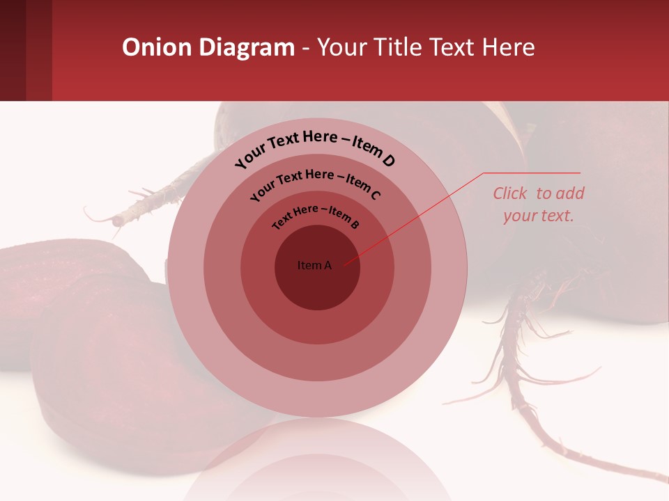 A Bunch Of Beets Sitting On Top Of A White Table PowerPoint Template