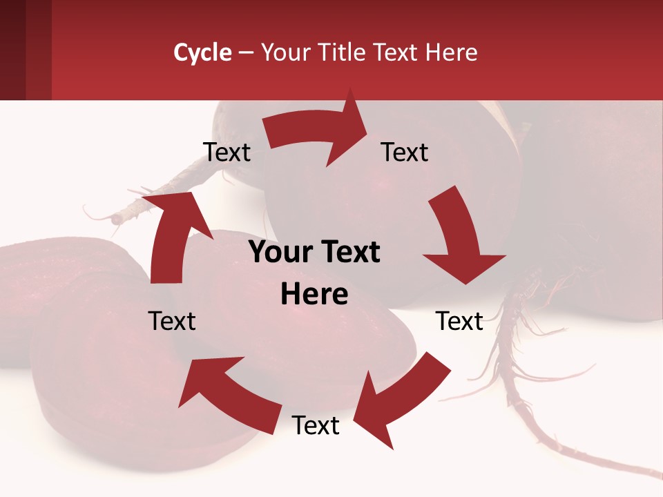 A Bunch Of Beets Sitting On Top Of A White Table PowerPoint Template