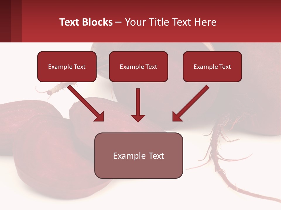 A Bunch Of Beets Sitting On Top Of A White Table PowerPoint Template
