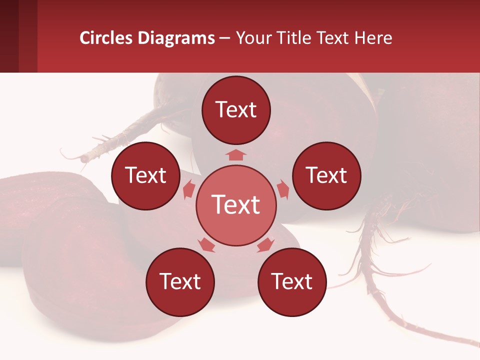 A Bunch Of Beets Sitting On Top Of A White Table PowerPoint Template