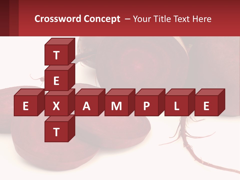 A Bunch Of Beets Sitting On Top Of A White Table PowerPoint Template