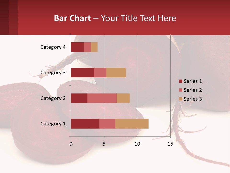 A Bunch Of Beets Sitting On Top Of A White Table PowerPoint Template