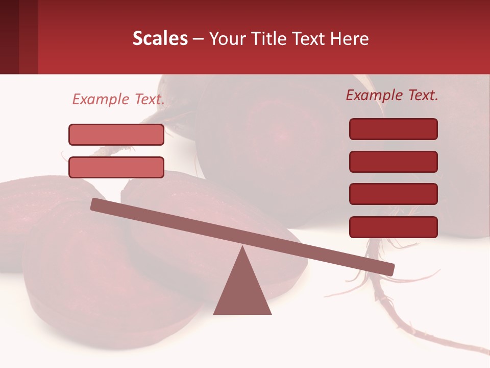 A Bunch Of Beets Sitting On Top Of A White Table PowerPoint Template