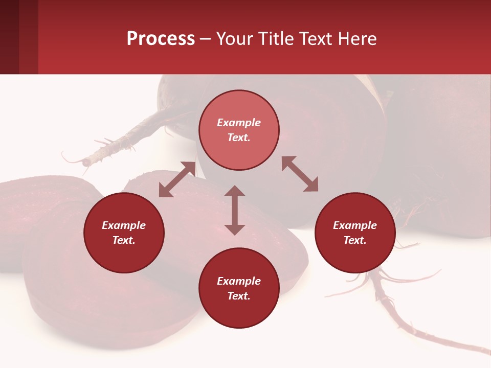 A Bunch Of Beets Sitting On Top Of A White Table PowerPoint Template